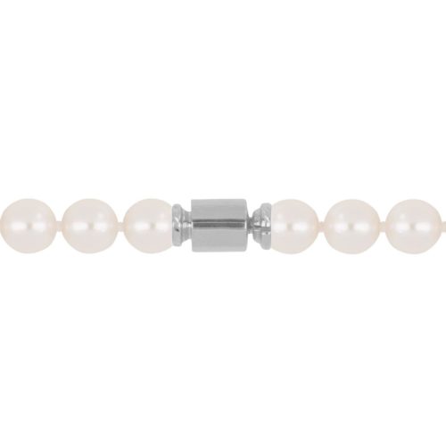 Akoya pearl string with 18 kt gold clasp - C007L