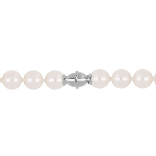 Akoya pearl string with 18 kt gold clasp - C013L