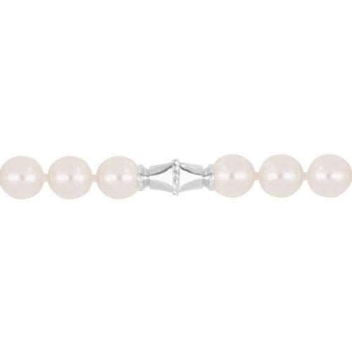 Akoya pearl string with 18 kt gold clasp - C015L