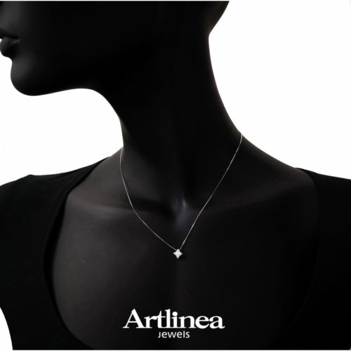 Star Light Point Necklace with Diamond