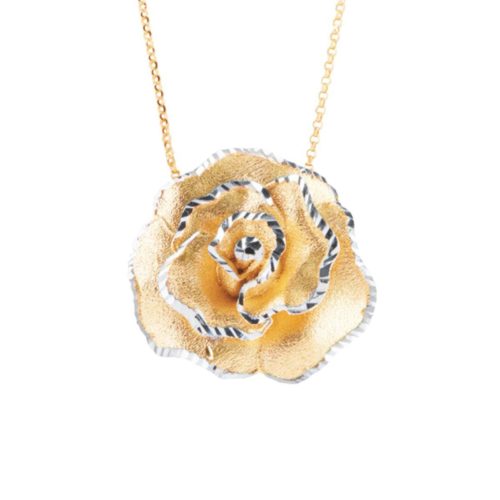 18 kt rose gold necklace