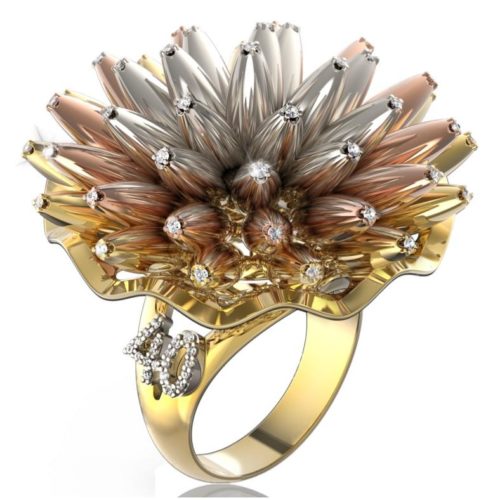 Fireworks 40 celebratory ring - limited series of 40 pieces - AD1092-L2