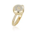 Gold and diamond ring - AD980