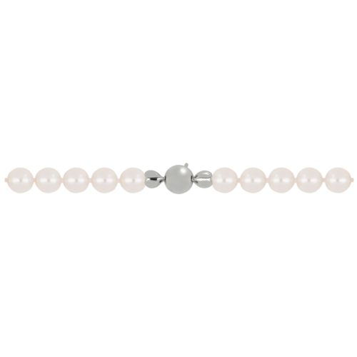 Akoya pearl string with 18 kt gold clasp - C034L