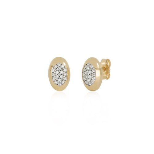 Gold and diamond earrings - OD857