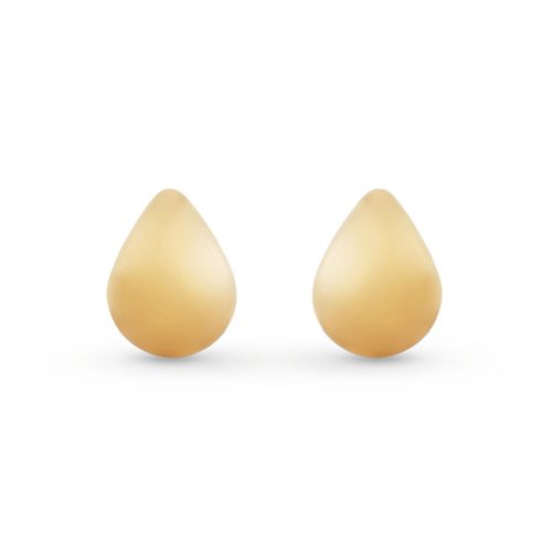 Drop earrings in 18kt polished yellow gold - OP0005-LG