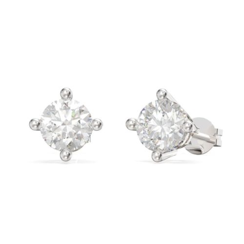 Classic 4-pronged light point earrings