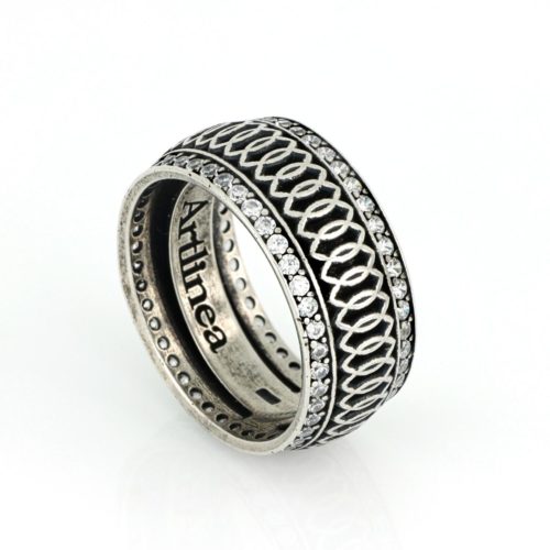 Men's Silver Ring - ZAU006