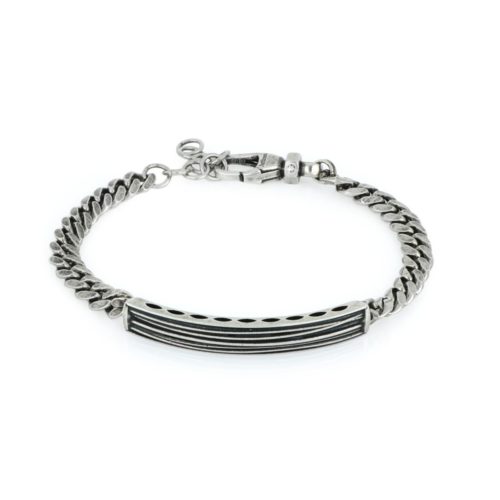Men's Silver Bracelet - ZBU006D-LM
