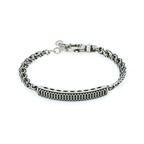 Men's Silver Bracelet - ZBU008D-LM