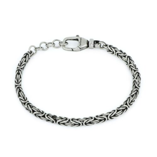 Men's Silver Bracelet - ZBU024D-LM