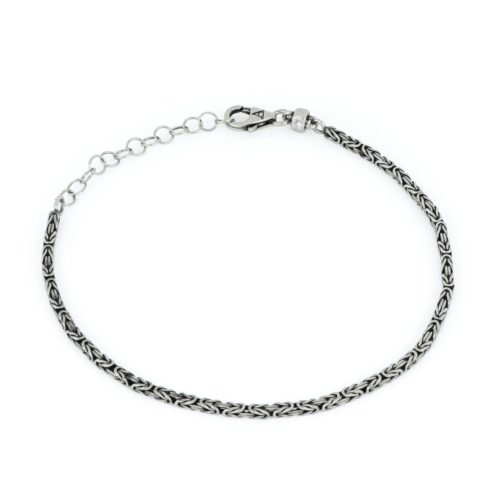 Men's Silver Bracelet - ZBU026D-LM