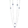 Chanel necklace in 925 rhodium-plated and enamelled silver - ZCL1039-MB