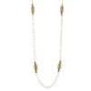 Chanel necklace in 925 silver gilded and enamelled - ZCL891-MG