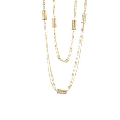 Chanel necklace in gold and rhodium-plated 925 silver - ZCL985-LN
