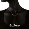 Customizable necklace in 18kt gold with letters and symbols