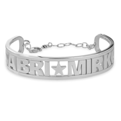 Customizable slave bracelet with letters and symbols. Indicate the required letters and symbols in the order notes - ZBS7
