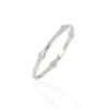 18kt gold ring with natural white diamonds - AD1143