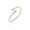 18kt gold ring with natural white diamonds - AD1154