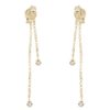 18kt gold earrings with natural white diamonds - OD552