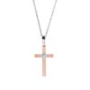 Cross necklace with Diamonds