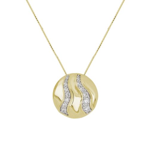 925 silver necklace with zirconia - ZCL1475-LI