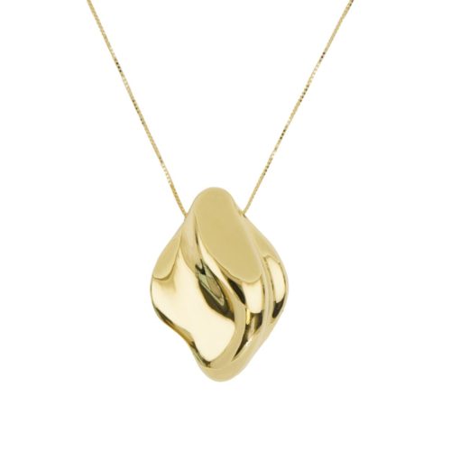 18kt gold necklace with yellow polished finish - CEA4436-LG