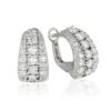 18kt white gold earrings with natural white diamonds - OD580/DB-LB