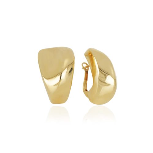 18kt gold earrings with yellow polished finish - OE5404-LG