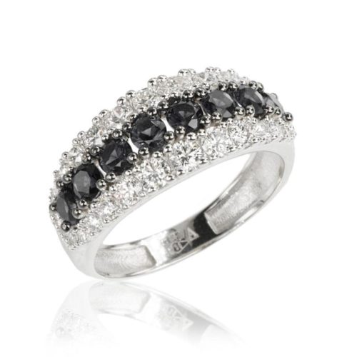 Multistone Ring with Diamonds - 674