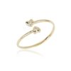 18kt gold ring with natural white diamonds - AD1234