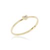18kt gold ring with natural white diamonds - AD1236