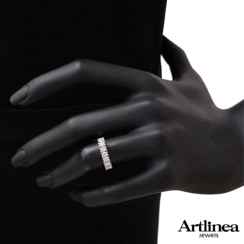 Riviera 4 Prong Ring with Diamonds